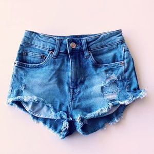 Denim Shorts distressed
